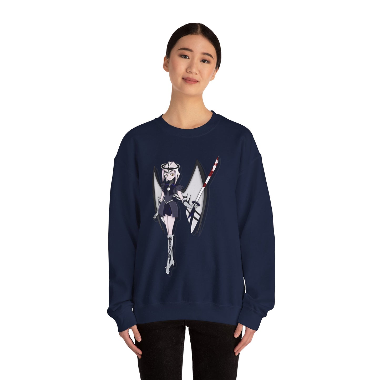 Space Warrior Lute Heavy Blend™ Crewneck Sweatshirt