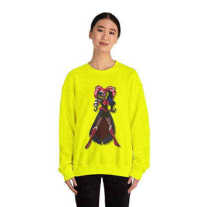 Space Warrior Velvette Heavy Blend™ Crewneck Sweatshirt