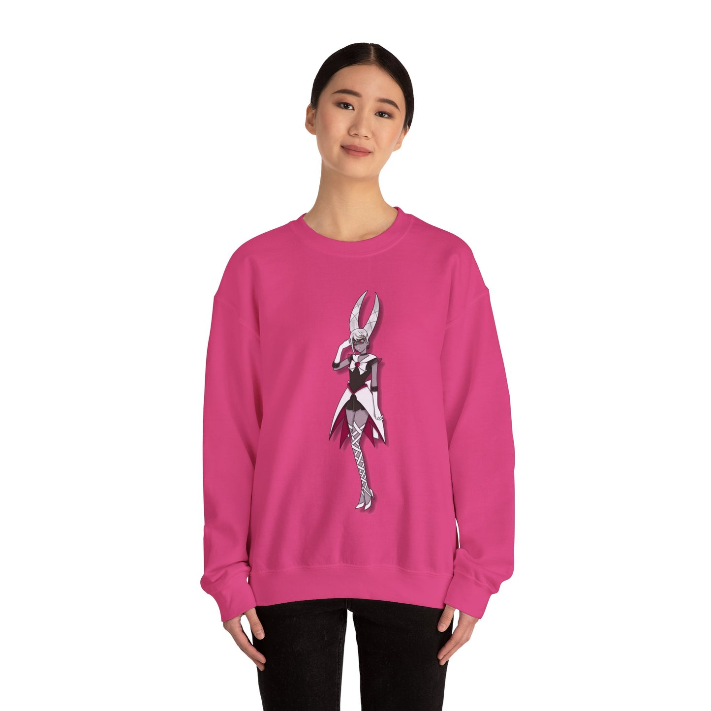 Space Warrior Carmilla Heavy Blend™ Crewneck Sweatshirt