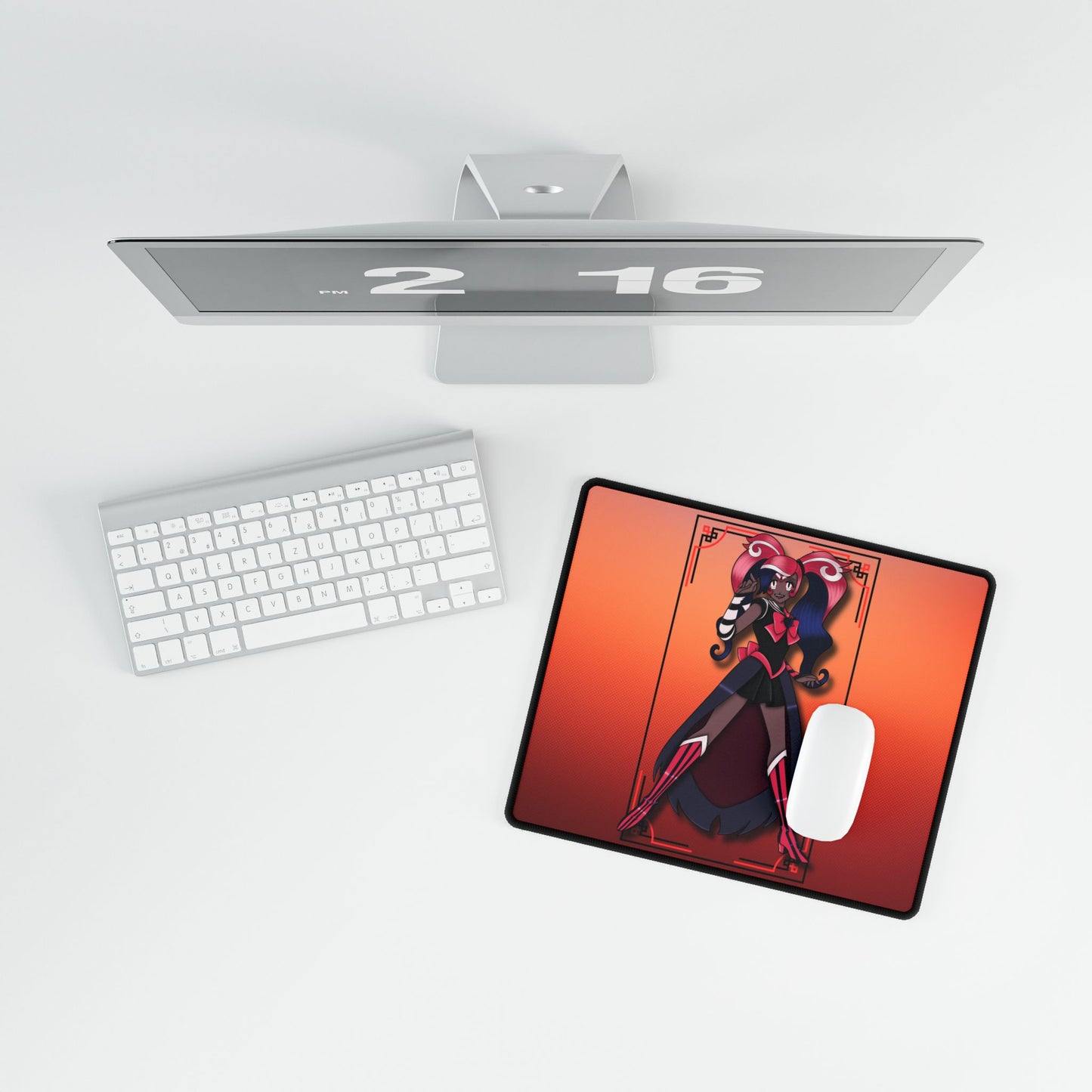 Space Warrior Velvette Desk Mats