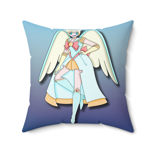 Space Warrior Saint Peter Spun Polyester Square Pillow