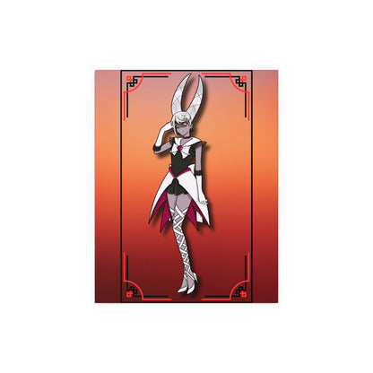 Space Warrior Carmilla Indoor and Outdoor Silk Posters