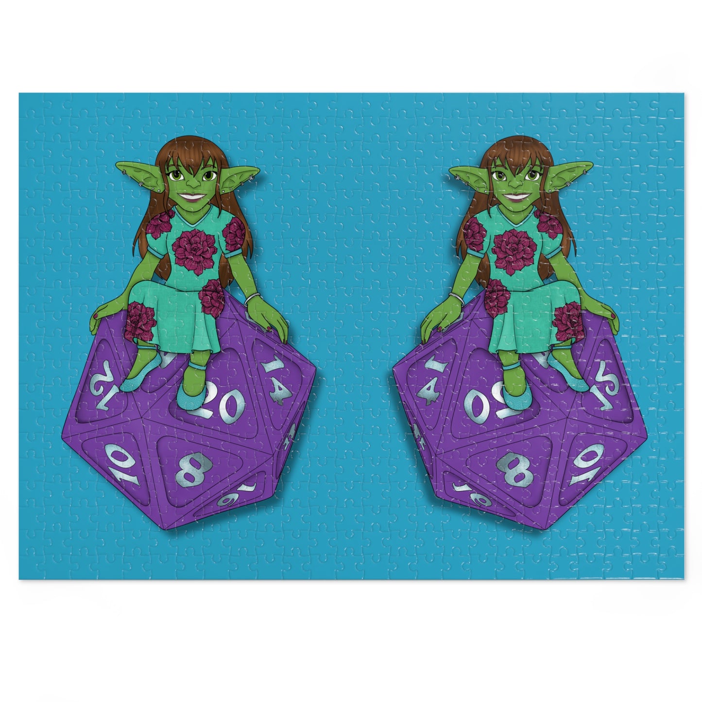 Goblin on a d20 Jigsaw Puzzle