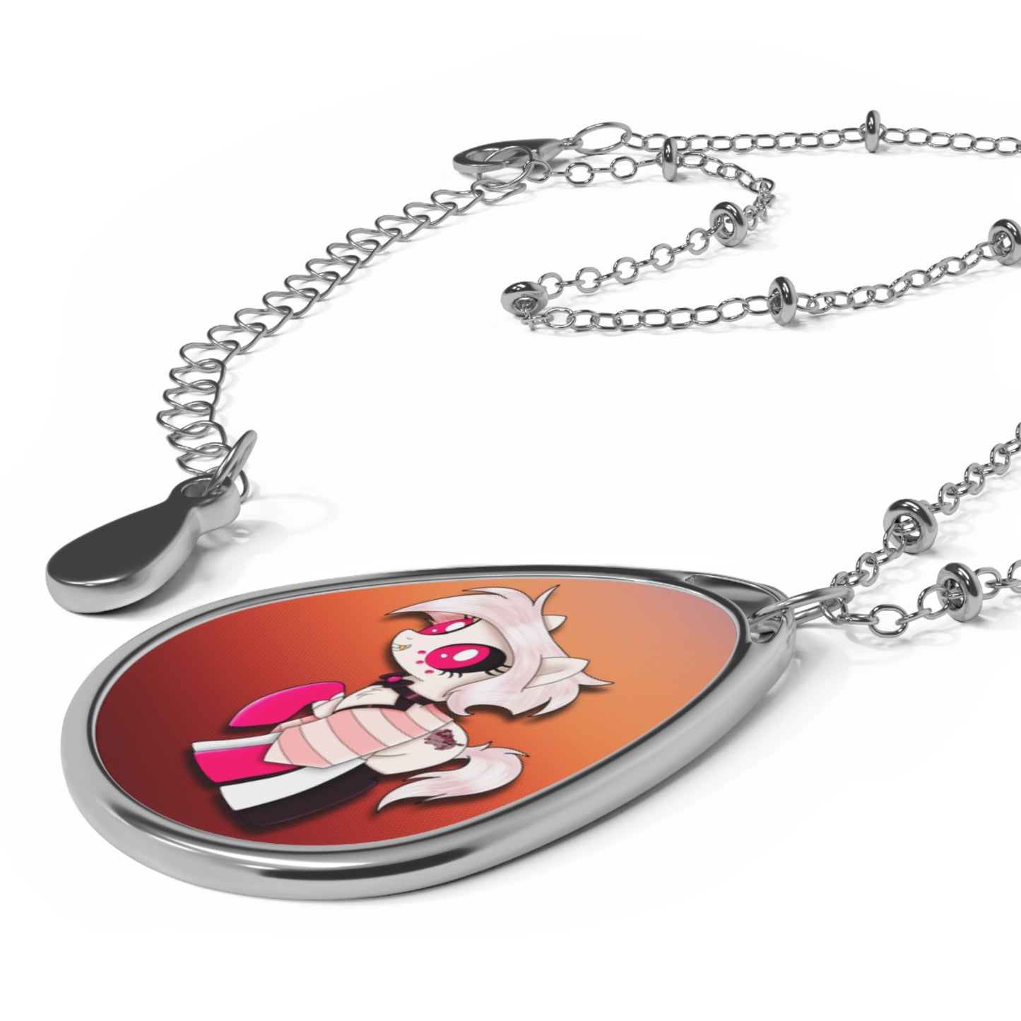 Pony Angel Dust Oval Necklace