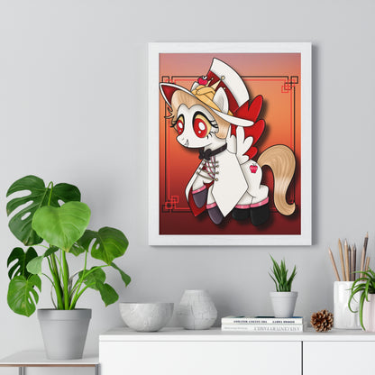 Pony Lucifer Vertical Framed Poster