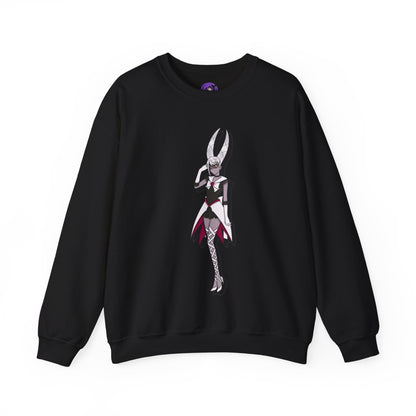 Space Warrior Carmilla Heavy Blend™ Crewneck Sweatshirt