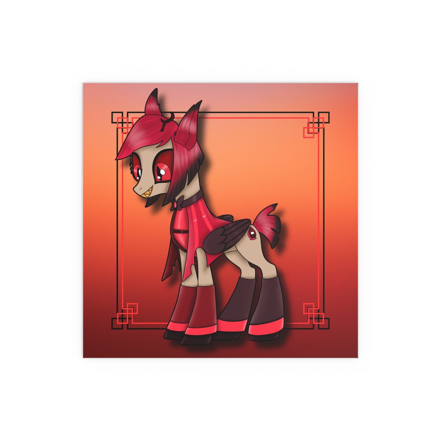 Pony Alastor Indoor and Outdoor Silk Posters