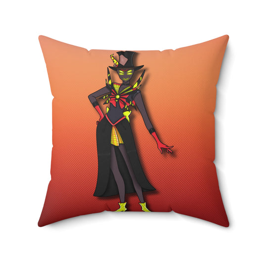 Space Warrior Zestial Spun Polyester Square Pillow