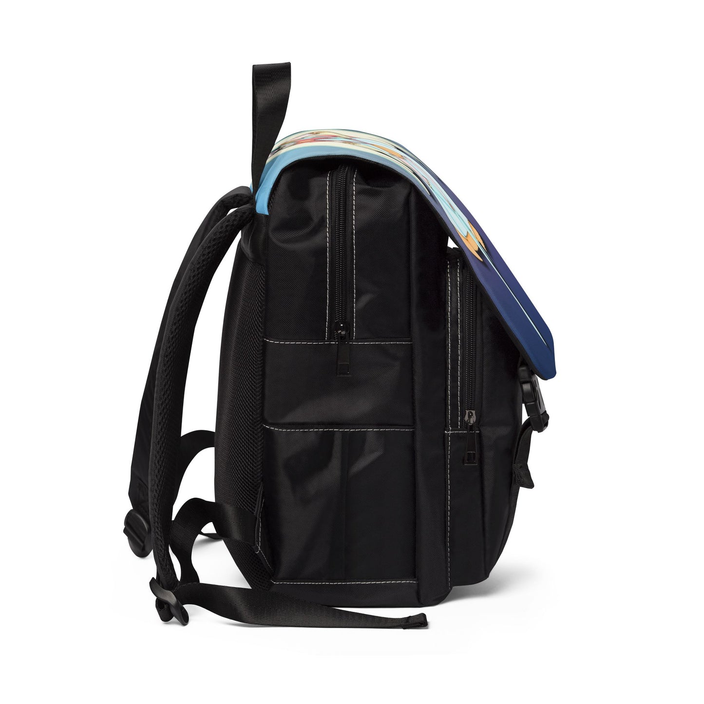 Space Warrior Saint Peter Casual Shoulder Backpack