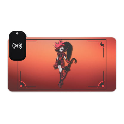 Space Warrior Rosie LED Gaming Mouse Pad