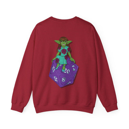 Goblin on a d20 Unisex Heavy Blend™ Crewneck Sweatshirt