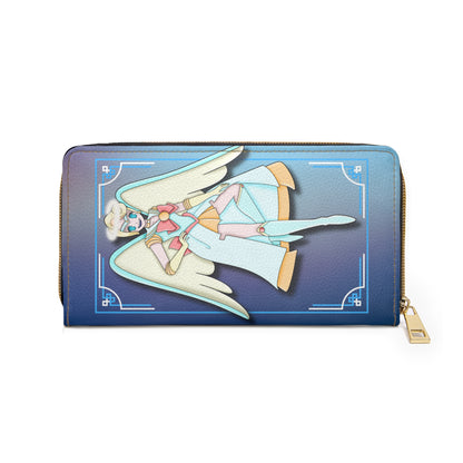 Space Warrior Saint Peter Zipper Wallet