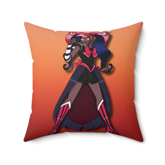 Space Warrior Velvette Spun Polyester Square Pillow