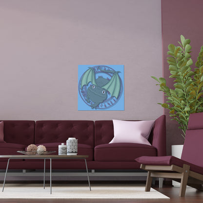 Baby Dragon Indoor and Outdoor Silk Posters