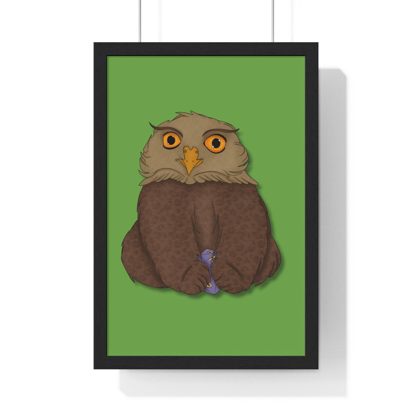 Owlbear Cub Vertical Framed Poster