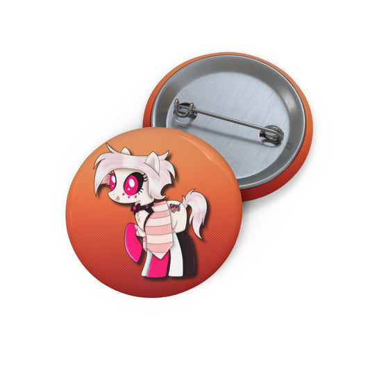 Pony Angel Dust Pin Buttons