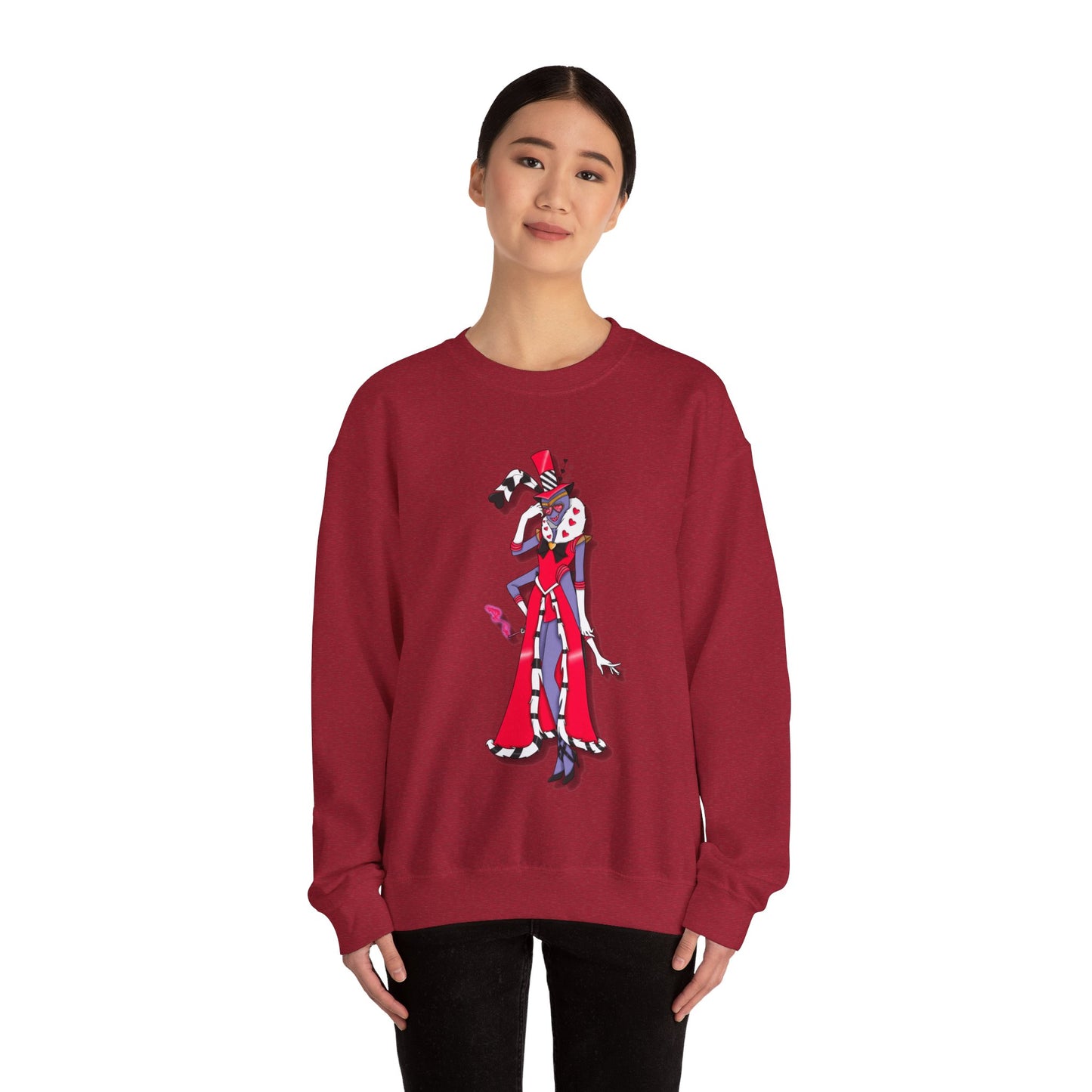 Space Warrior Valentino Heavy Blend™ Crewneck Sweatshirt