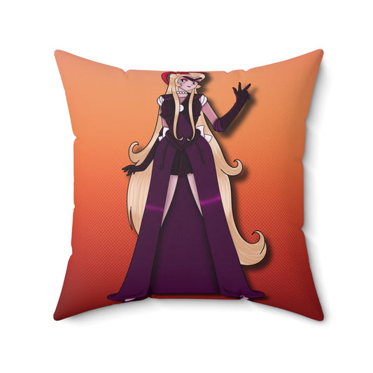 Space Warrior Lilith Spun Polyester Square Pillow