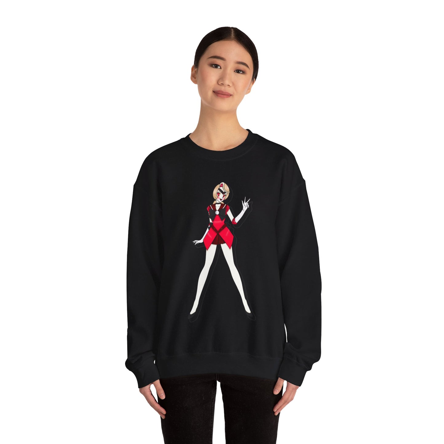 Space Warrior Charlie Heavy Blend™ Crewneck Sweatshirt