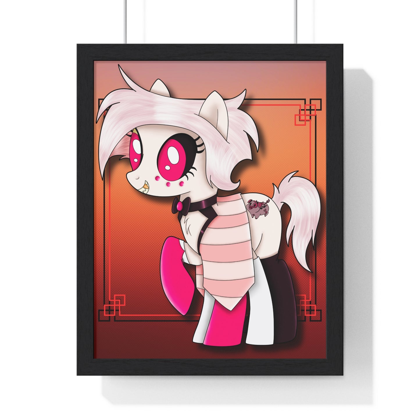 Pony Angel Dust Vertical Framed Poster