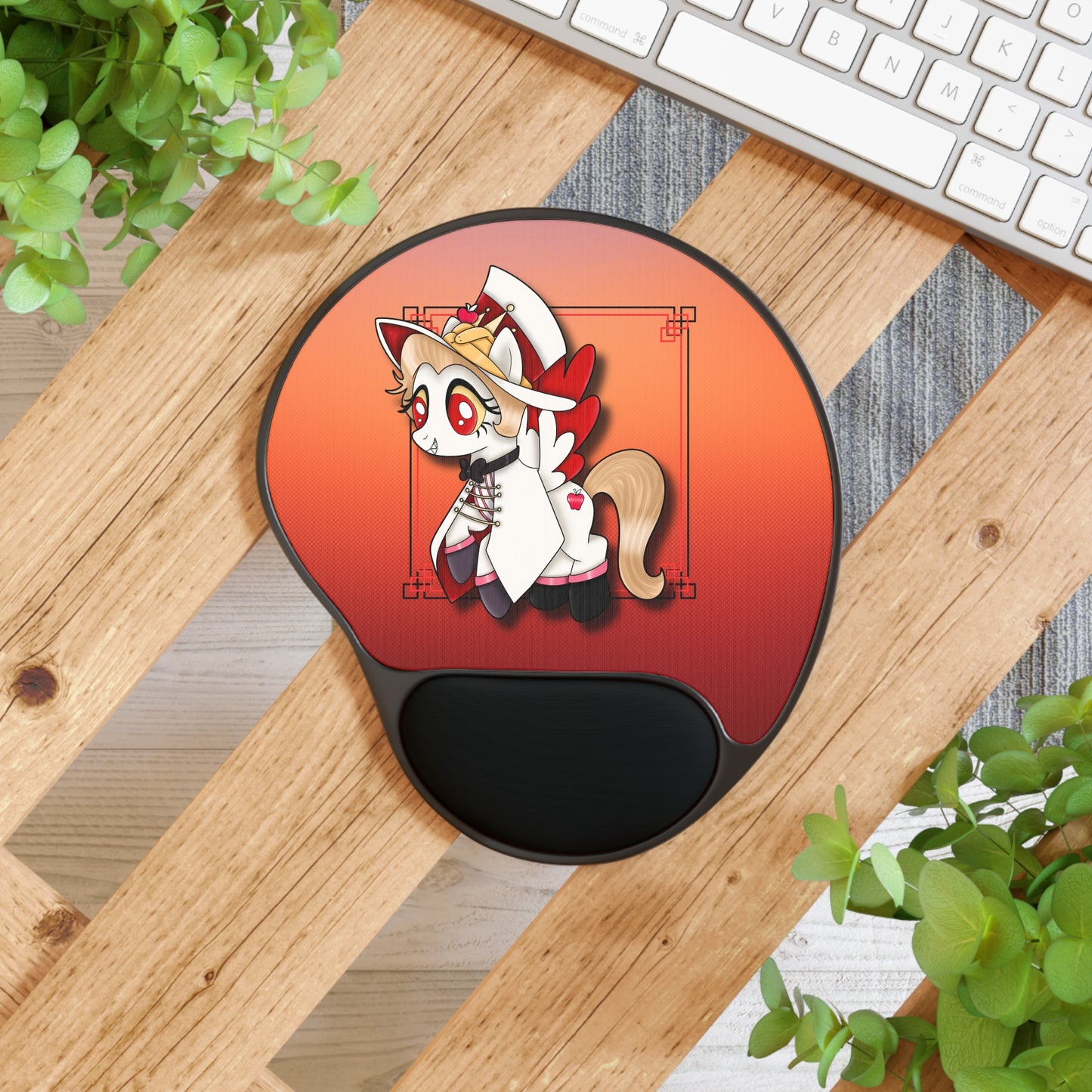 Pony Lucifer Mouse Pad With Wrist Rest