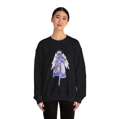 Space Warrior Emily Heavy Blend™ Crewneck Sweatshirt