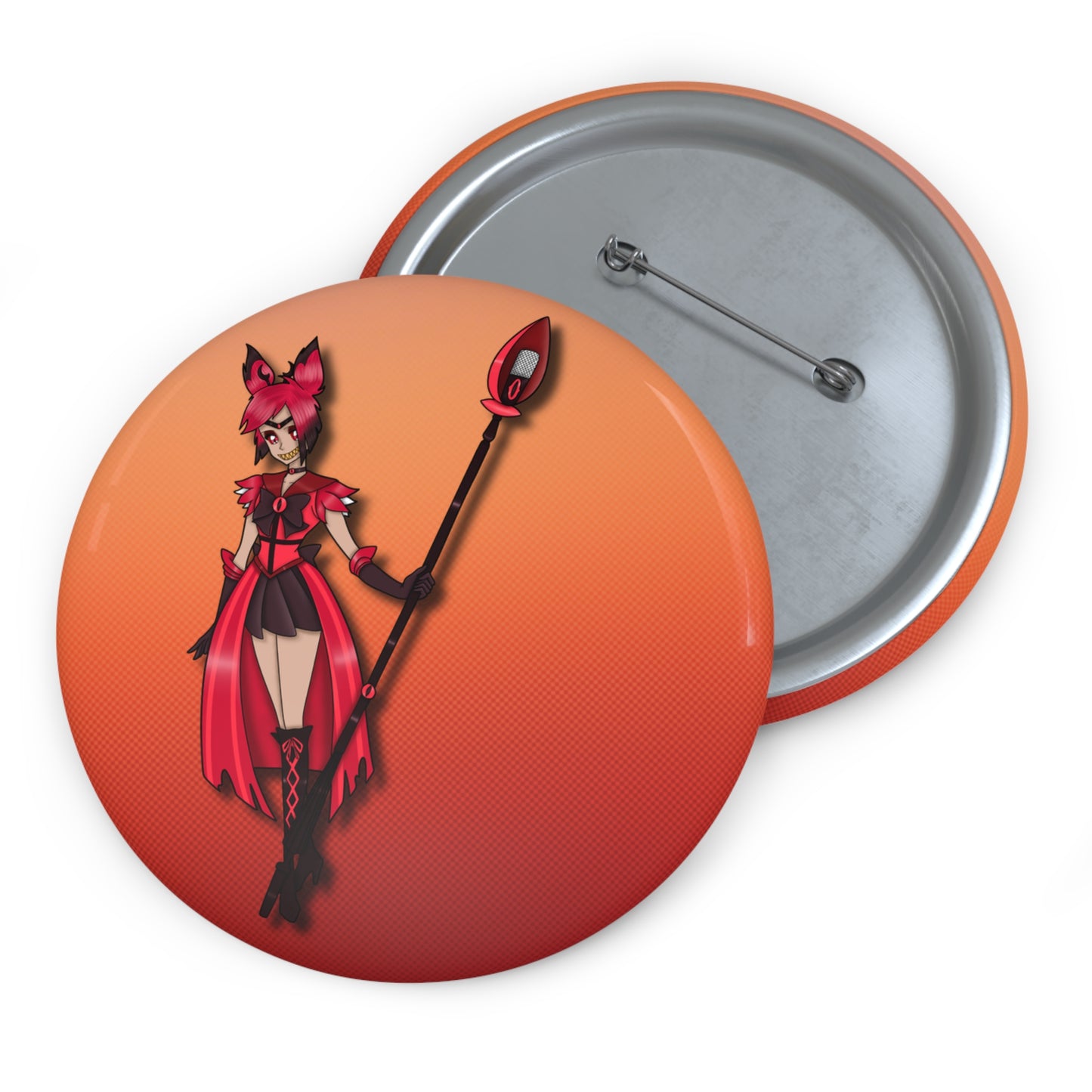 Space Warrior Alastor Pin Button