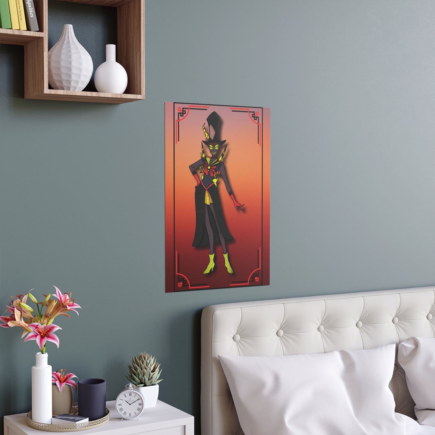 Space Warrior Zestial Indoor and Outdoor Silk Posters