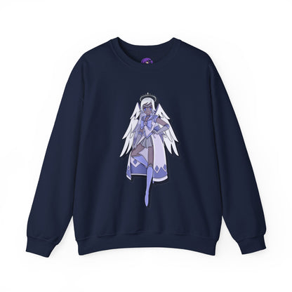 Space Warrior Emily Heavy Blend™ Crewneck Sweatshirt