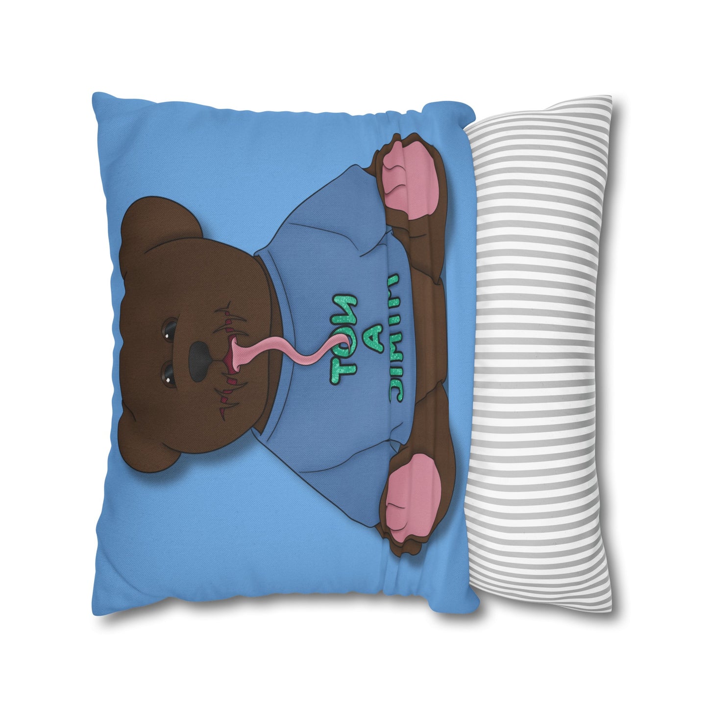 (Not a) Mimic Spun Polyester Square Pillowcase