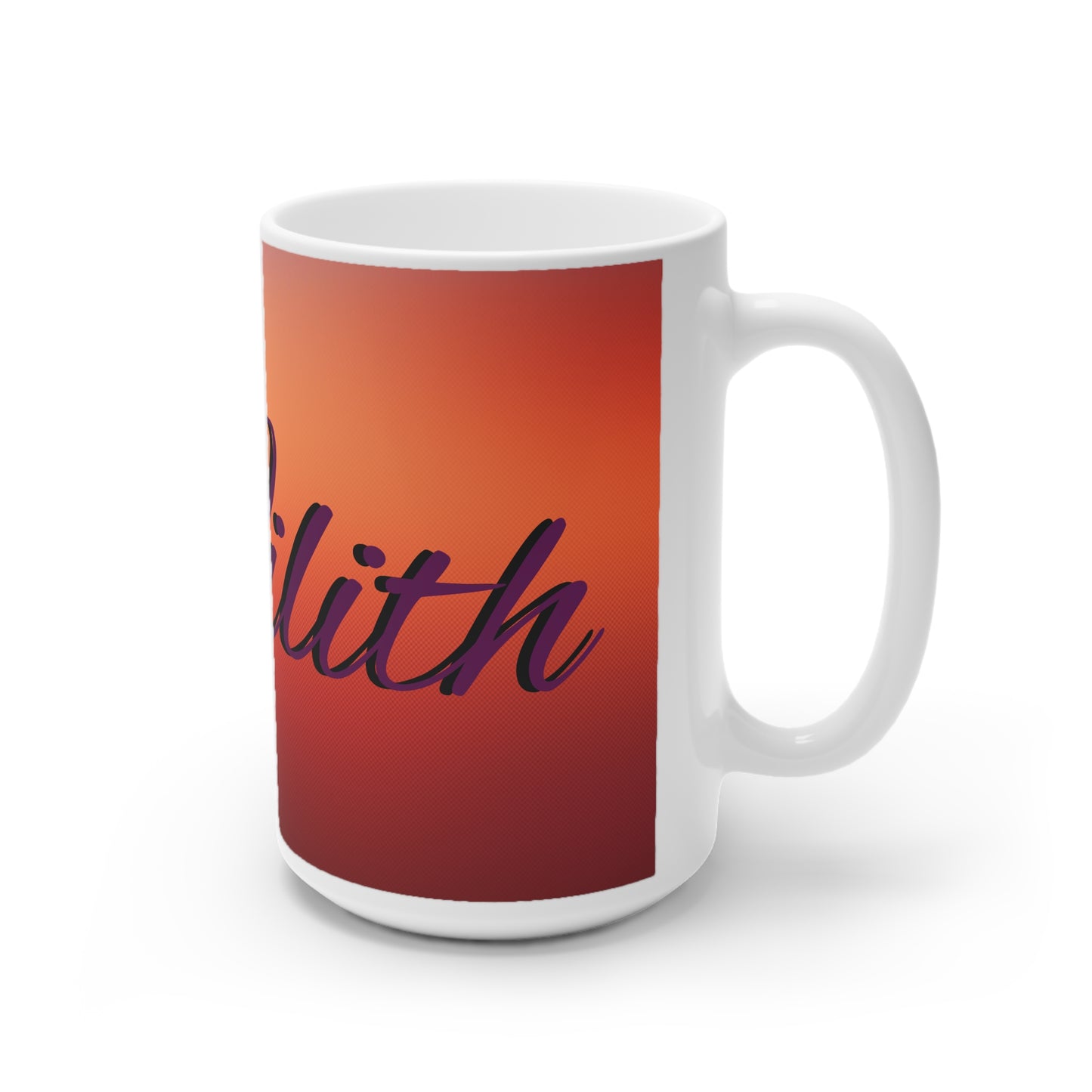 Space Warrior Lilith White Ceramic Mug, 11oz and 15oz