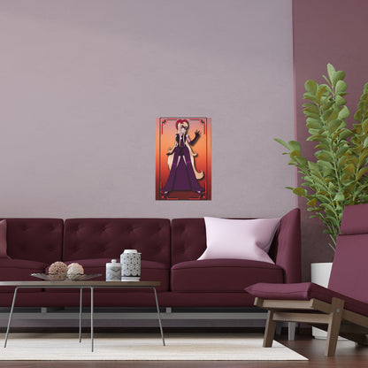 Space Warrior    Lilith Indoor and Outdoor Silk Posters