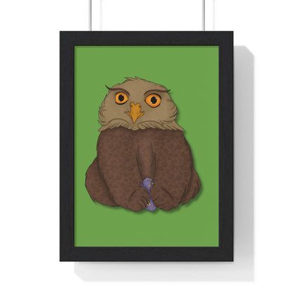 Owlbear Cub Vertical Framed Poster