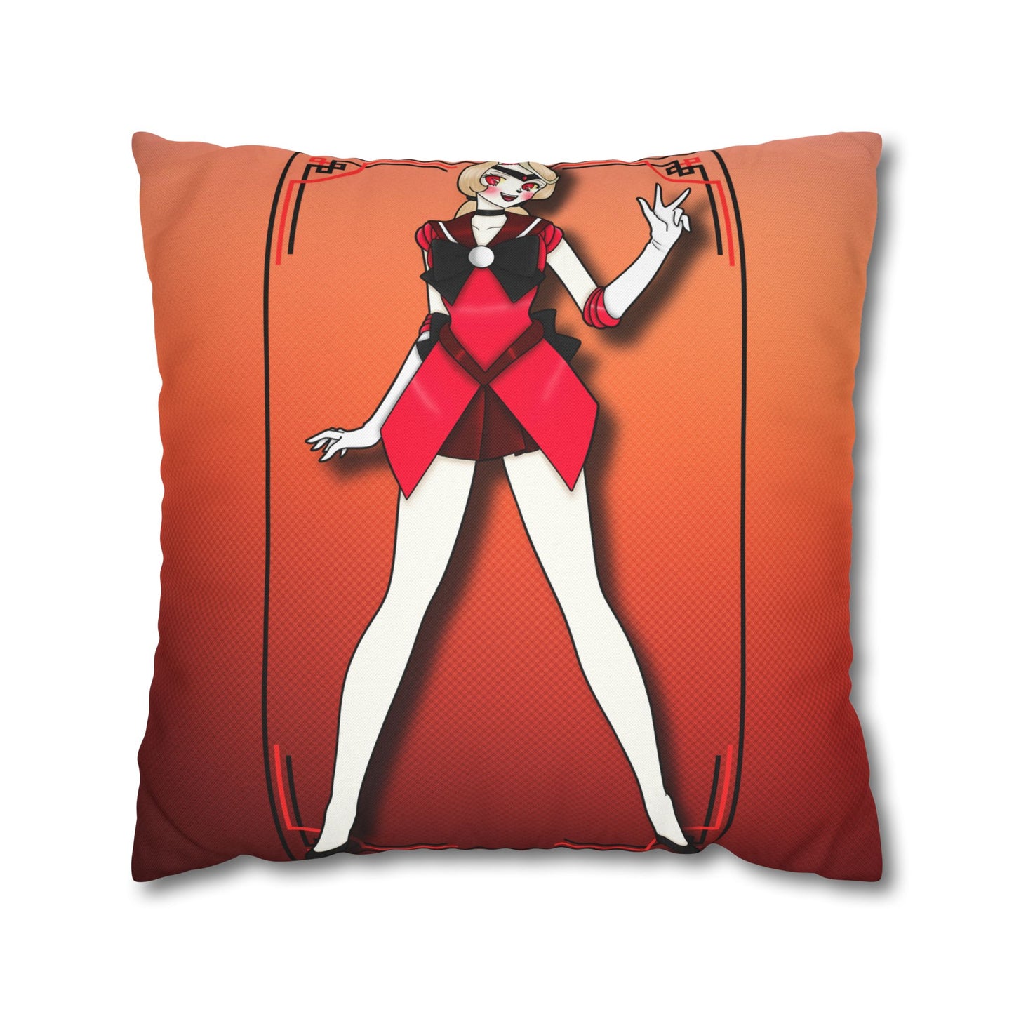 Space Warrior Charlie Spun Polyester Square Pillowcase