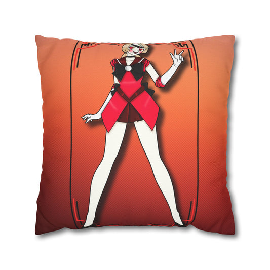 Space Warrior Charlie Spun Polyester Square Pillowcase