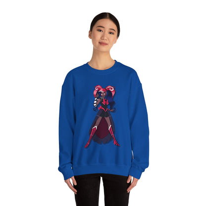 Space Warrior Velvette Heavy Blend™ Crewneck Sweatshirt