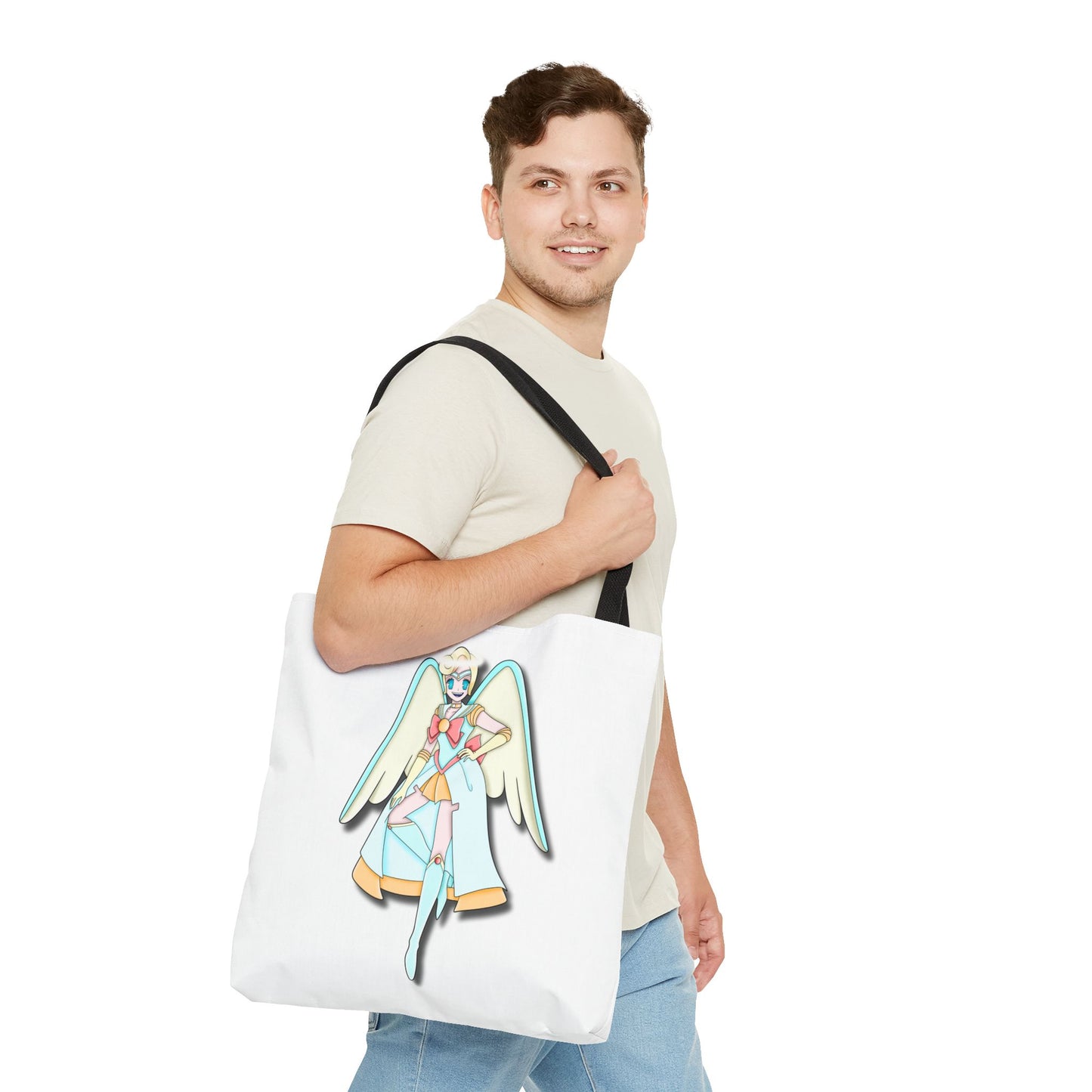 Space Warrior Saint Peter Tote Bag