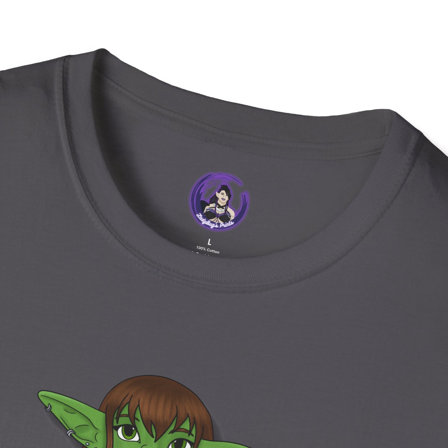 Goblin on a d20 Unisex Softstyle T-Shirt