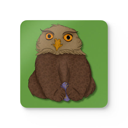 Owlbear Cub Corkwood Coaster Set