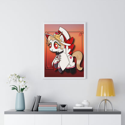 Pony Lucifer Vertical Framed Poster