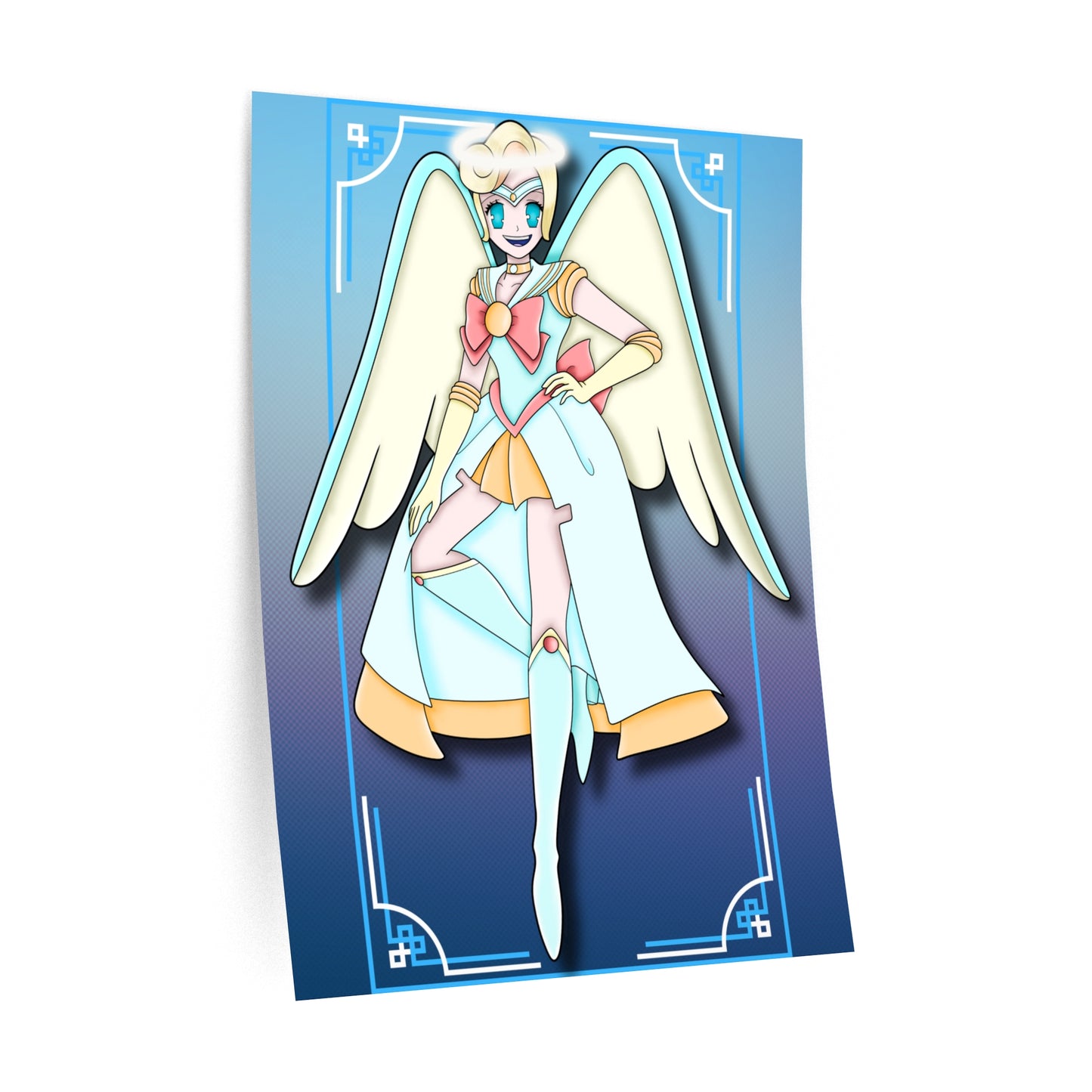 Space Warrior Saint Peter Wall Decals