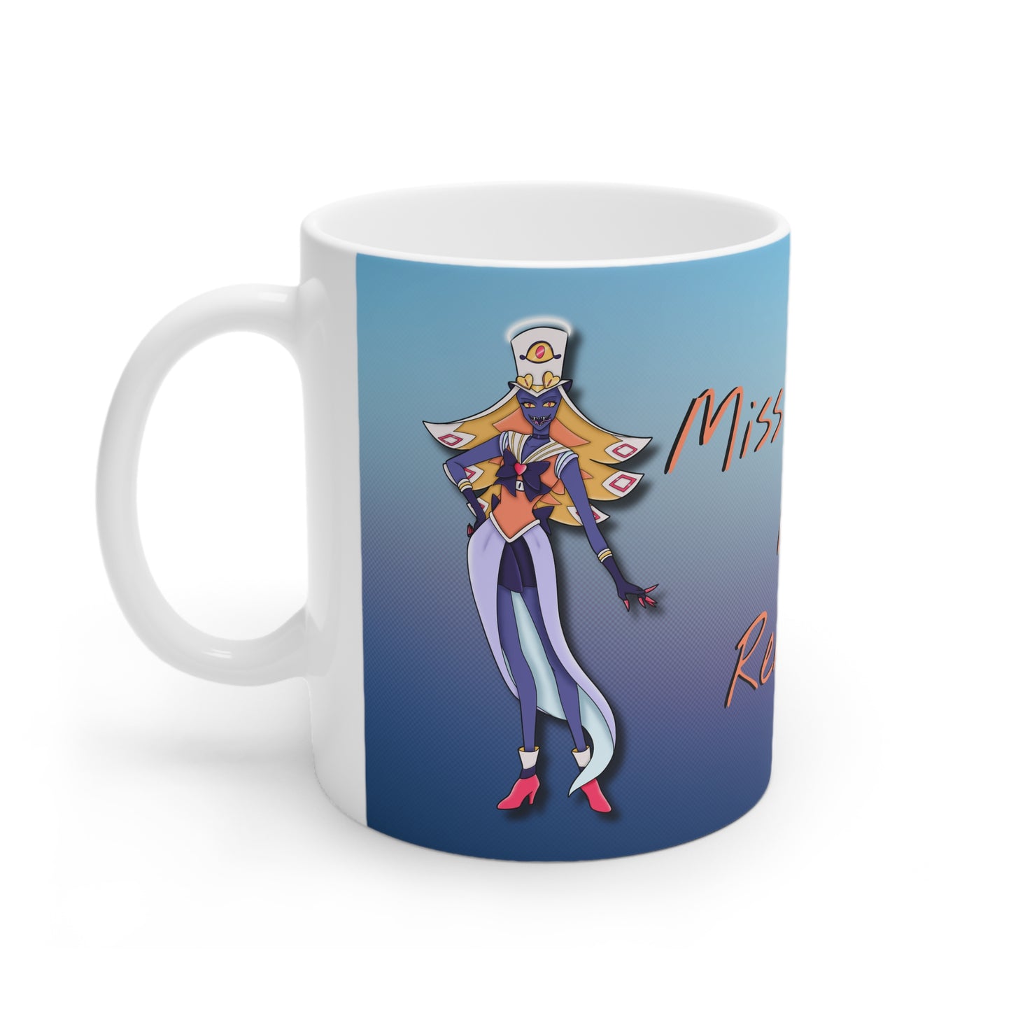 Space Warrior Sir Pentious White Ceramic Mug, 11oz and 15oz