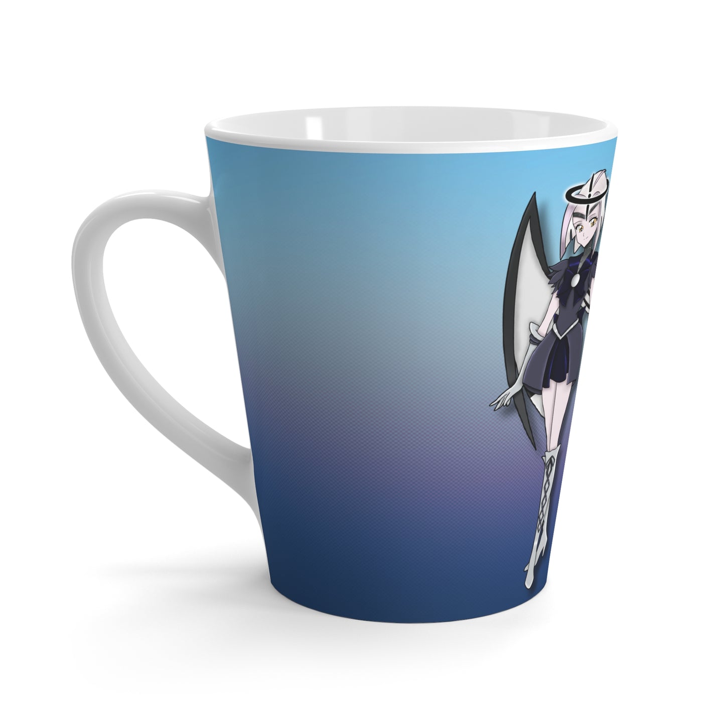 Space Warrior Lute Latte Mug