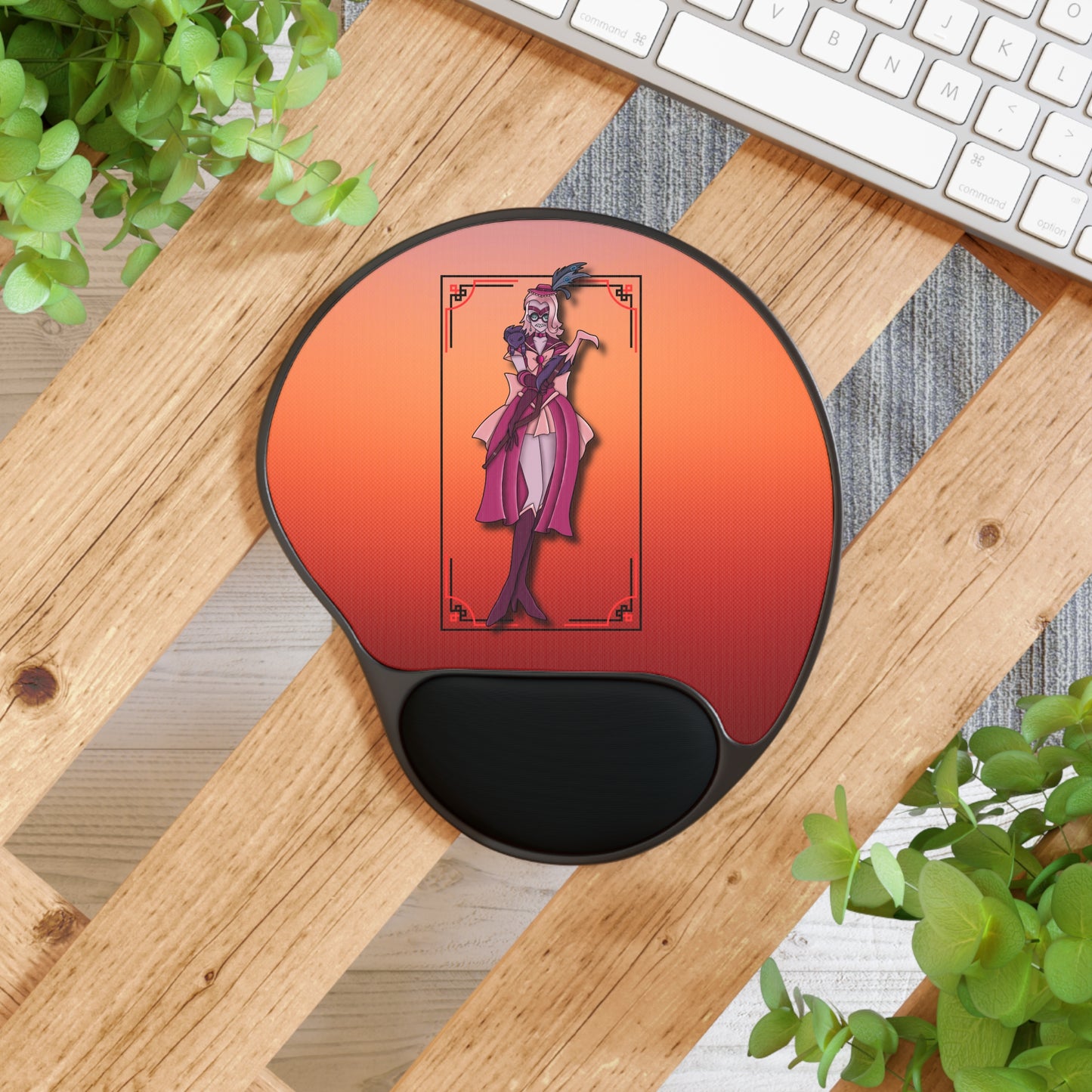 Space Warrior Susan Mouse Pad With Wrist Rest