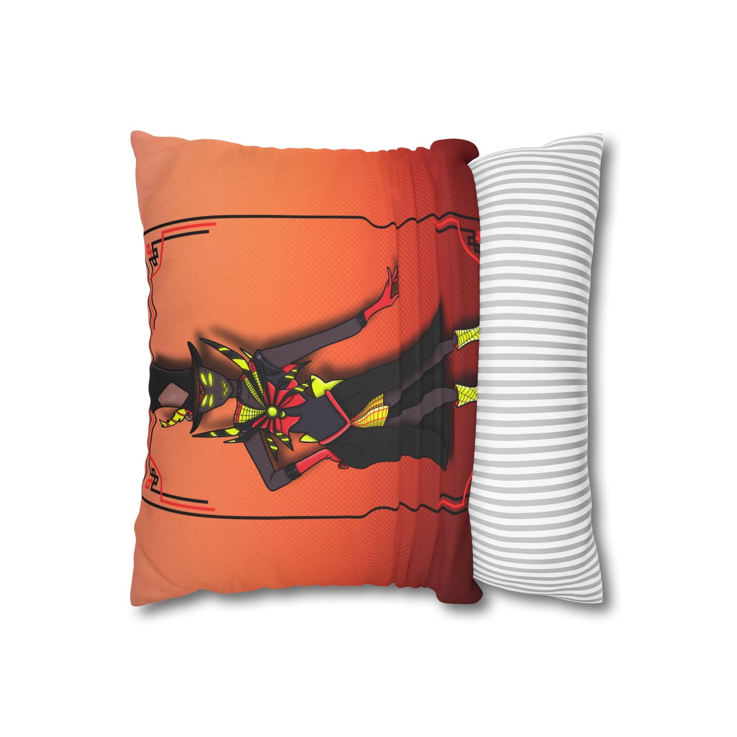 Space Warrior Zestial Spun Polyester Square Pillowcase