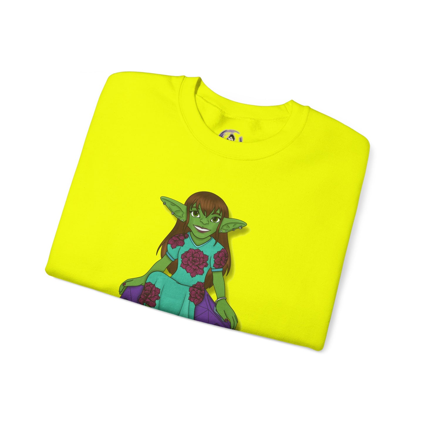 Goblin on a d20 Unisex Heavy Blend™ Crewneck Sweatshirt