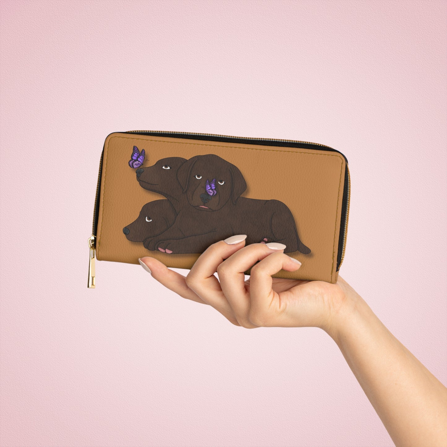 Cerberus Puppy Zipper Wallet