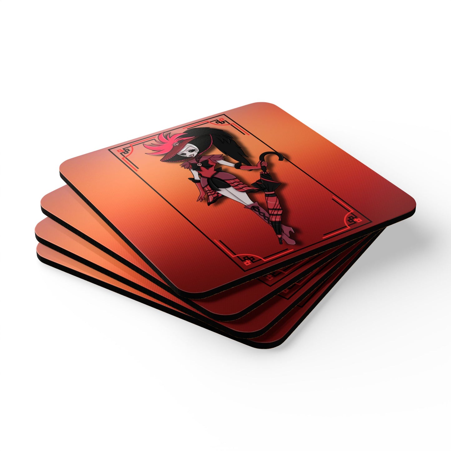 Space Warrior Rosie Corkwood Coaster Set