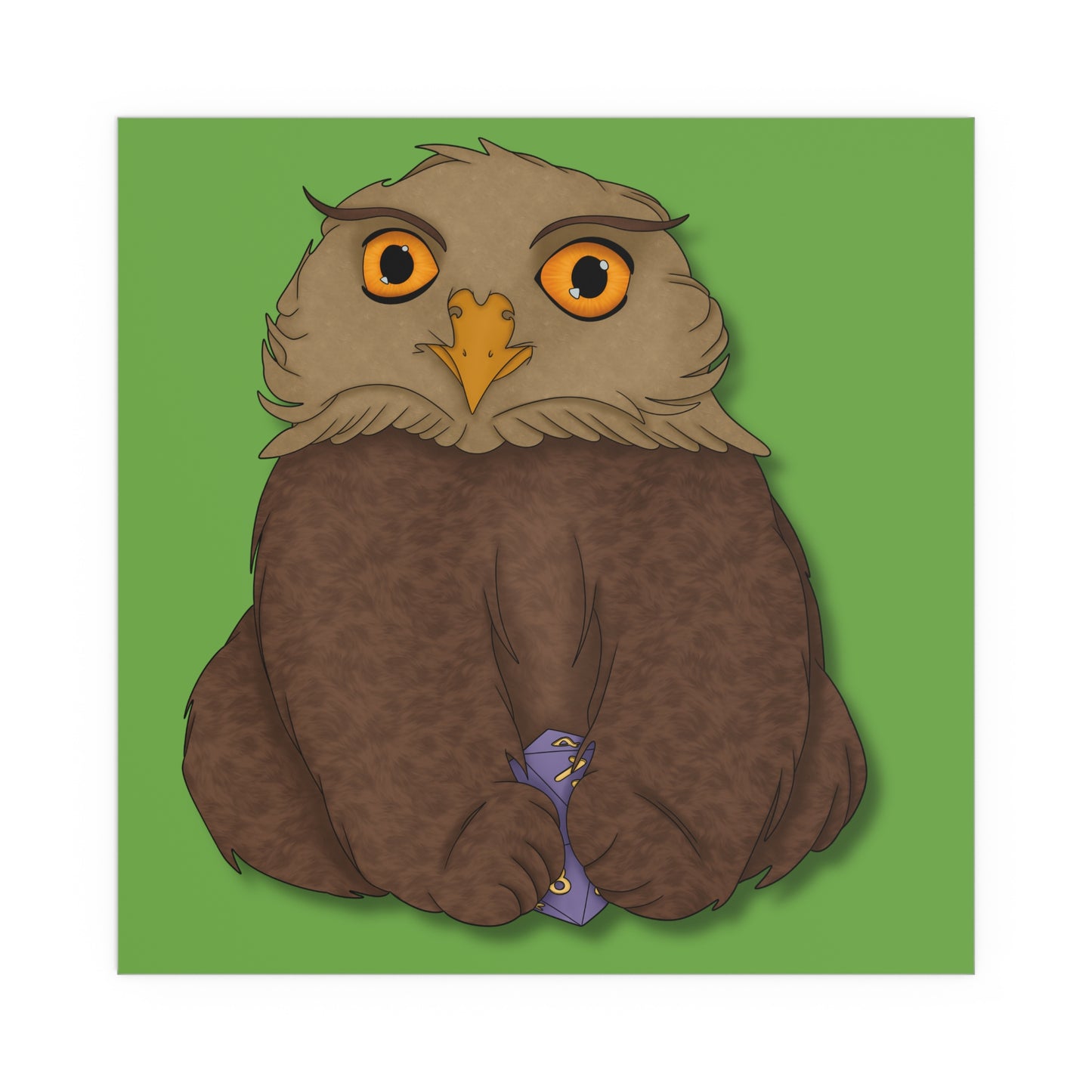 Owlbear Cub Indoor and Outdoor Silk Posters