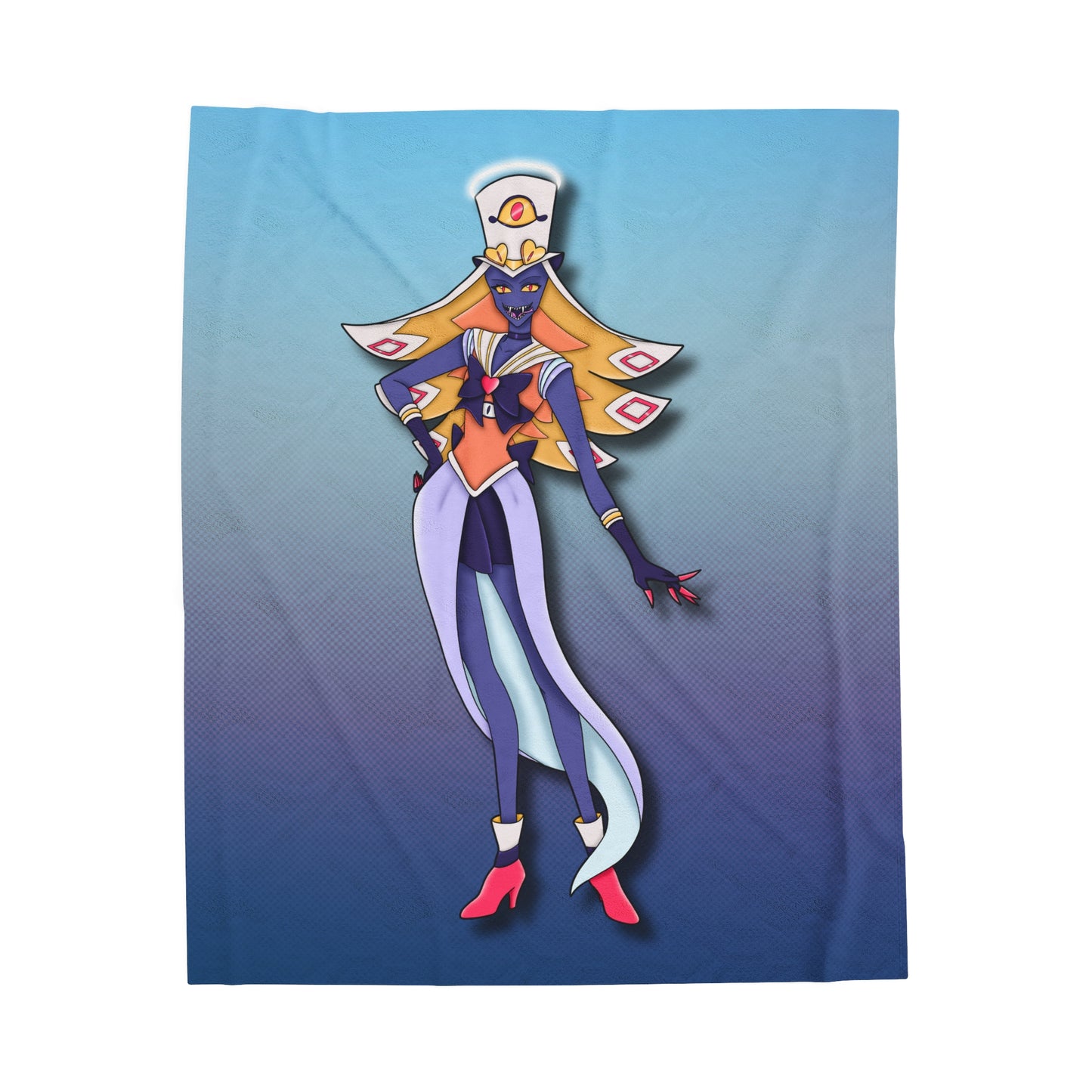 Space Warrior Sir Pentious Velveteen Plush Blanket